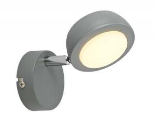 Candellux Mild 91-66534 kinkiet lampa ścienna 1x6W LED 3000K szary