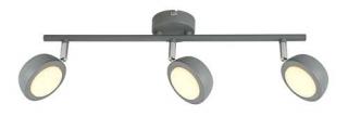 Candellux Mild 93-66541 plafon lampa sufitowa 3x6W LED 3000K szary