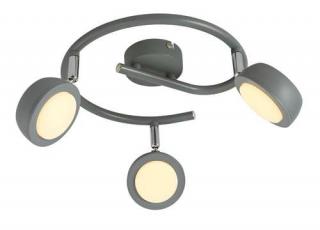 Candellux Mild 98-66558 plafon lampa sufitowa 3x6W LED 3000K szary