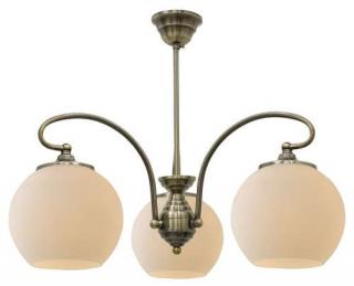 Candellux Orbit 33-69351 plafon lampa sufitowa 3x60W E27 patynowa miedź