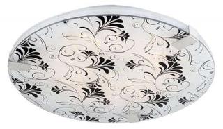 Candellux Vagante 13-30115 plafon lampa sufitowa 2x60W E27 biały / czarny