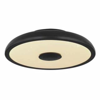 Globo Raffy 41366B plafon lampa sufitowa 1x18W LED IP44 czarny/opalizowany