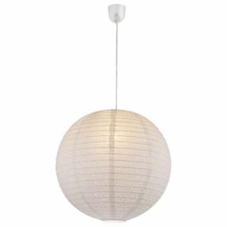 Globo Varys 16911 lampa wisząca zwis 1x60W E27 biała