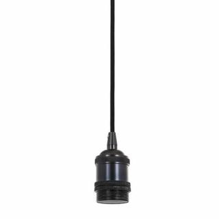 Italux Classo DS-M-034 MATT BLACK lampa wisząca zwis 1x60W E27 czarna