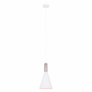 Italux Khaleo MDM-3030/1 W+COP lampa wisząca zwis 1x60W E27 biała/miedziana