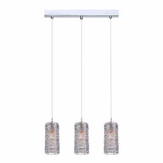 Italux Linton MDM2136/3 lampa wisząca zwis 3x40W E14 srebrna