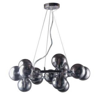 Italux Marbelio PND-6161-15 CH+SM lampa wisząca zwis 15x28W G9 dymiona/chrom