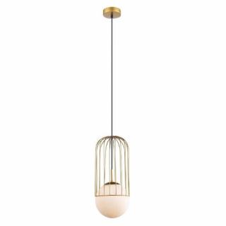 Italux Matty MDM-3940/1 GD Lampa wisząca zwis oprawa 1x40W E27 złota