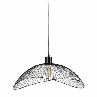 Italux Nunez PND-1702-1-L-B lampa wisząca zwis 1x40W E27 czarna - wysyłka w 24h