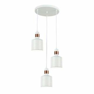 Italux Restenza PND-2439-3-WH lampa wisząca zwis 3x40W E27 biały