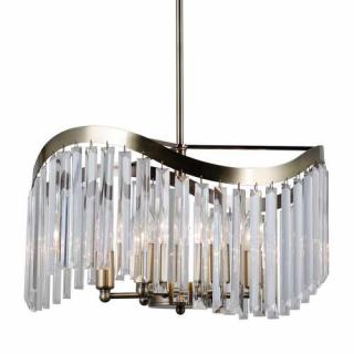 Italux Sabriga PND-44544-6 lampa wisząca zwis 6x40W E14 brąz antyczny - wysyłka w 24h