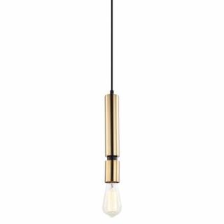 Italux Torla PEN-5041-1-BKBR lampa wisząca zwis 1x40W E27 czarna