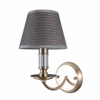 Italux Zanobi WL-43272-1 kinkiet lampa ścienna 1x40W E14 brąz antyczny