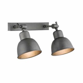 Kinkiet Argon Eufrat 677 lampa oprawa ścienna 2x60W E27 antrtacyt