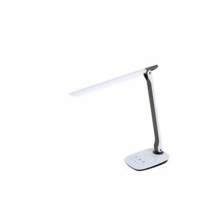 Krislamp Lampa biurkowa LA-H658 lampa stołowa lampka 1x10W LED biała/szara