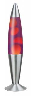 Lampa lava oprawa stołowa Rabalux Lollipop 2 1x25W E14 pomarańczowa/fioletowa/srebrna 4106 - wysyłka w 24h