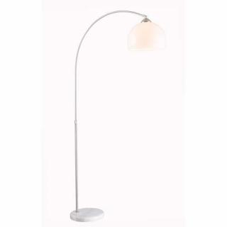 Lampa podłogowa Globo Newcastle 1X40W E27 satyna/biały 58227