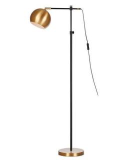 Lampa podłogowa Markslojd Chester 107231 1x40W E27 czarna/brązowa - wysyłka w 24h