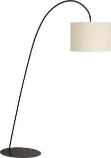 Lampa podłogowa Nowodvorski Alice Ecru I 3457 z abażurem 1x100W E27 ecru/czarna