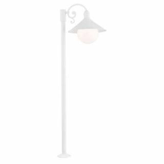 Lampa stojąca Argon Erba 3295 bis zewnętrzna 1X60W E27 IP44 biała - wysyłka w 24h