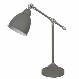 Lampa stołowa Italux Sonny MT-HN2054-1-GR lampka 1x60W E27 szara - wysyłka w 24h