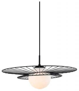 Lampa wisząca Italux Alison MDM-4001/1 BK 1x40W E27 czarna