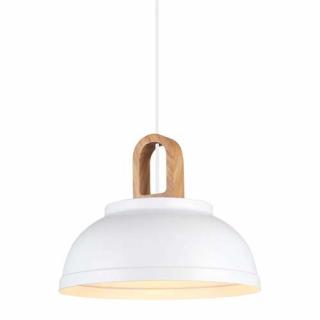 Lampa wisząca Italux Danito MDM3153/1M W zwis 1x40W E27 biała - wysyłka w 24h