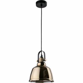 Lampa wisząca Nowodvorski Amalfi Gold 9153 zwis 1x60W E27 czarna/mosiądz - wysyłka w 24h