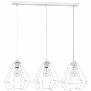 Lampa wisząca zwis żyrandol Luminex Alma 3x60W E27 biała 8963