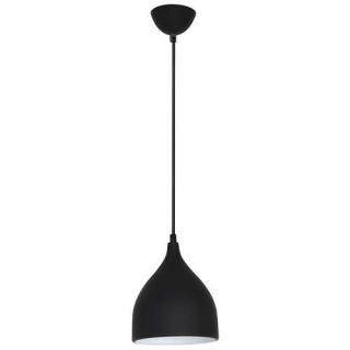 Lampa wisząca zwis żyrandol Luminex Noak 1x60W E27 czarny 6221