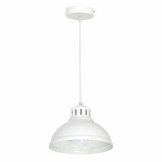 Lampa wisząca zwis żyrandol Luminex Sven 1x60W E27 biały 9075
