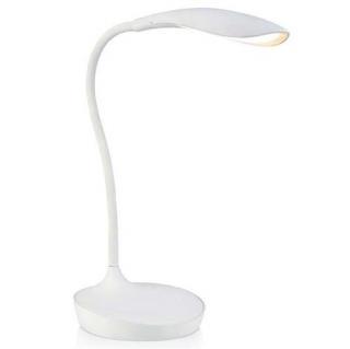 Lampka stołowa Markslojd Swan USB 106093 1x4,6W LED biała