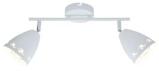 Listwa lampa sufitowa plafon spot Candellux Coty 2x40W E14 biały mat 92-67128