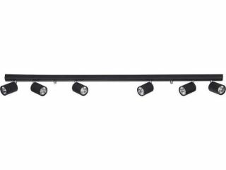 Listwa Nowodvorski Eye Spot 6611 VI na przeguby plafon lampa ścienna natynkowa punktowa oprawa sufitowa spot 6x35W GU10 czarna - wysyłka w 24h