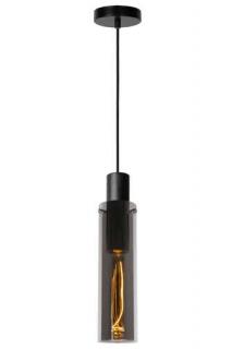 Lucide Orlando 74404/01/65 lampa wisząca zwis 1x40W E27 szara