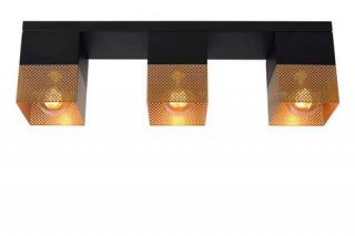 Lucide Renate 21123/03/02 plafon lampa sufitowa 3x40W E27 czarny