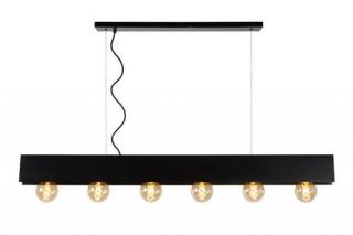 Lucide Surtus 30474/06/30 plafon lampa sufitowa 6x60W E27 czarna -