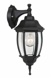 Lucide Tireno 11833/01/30 kinkiet lampa oprawa ścienna zewnętrzna 1x60W E27 IP44 czarna dół