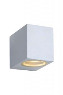 Lucide Zora 22860/05/31 kinkiet lampa oprawa ścienna zewnętrzna 1x5W GU10-LED IP44 biała