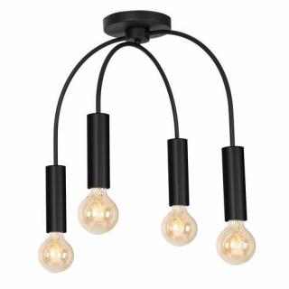 Luminex Loppe 512 plafon lampa sufitowa 4x60W E27 czarna