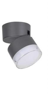 Lutec Dropsi 5010901118 kinkiet lampa ścienna ogrodowa IP44 1x9,5W Led szary