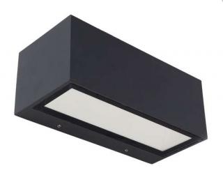 Lutec Gemini 5189112118 kinkiet lampa ścienna zewnętrzna 1x20W LED 3000K szary - wysyłka w 24h