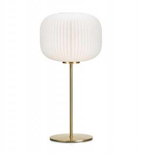 Markslojd Sober 107819 Lampa stołowa lampka 1x60W E27 mosiądz/biały - wysyłka w 24h