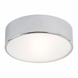 Plafon Argon Darling 3083 lampa sufitowy okrągły stalowy mleczne szkło 2x15W E27 chrom