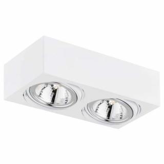 Plafon Argon Rodos 581 sufitowy oprawa lampa downlight natynkowa prostokąt spot 2x48W G9 biały - wysyłka w 24h