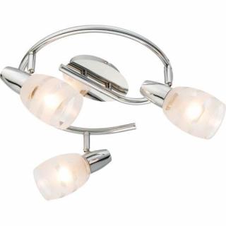 Plafon lampa oprawa sufitowa Globo Roy 3x40W E14 chrom 54985-3