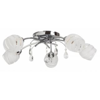 Plafon lampa oprawa sufitowa Rabalux Melissa 5X60W E14 chrom 2622 - wysyłka w 24h