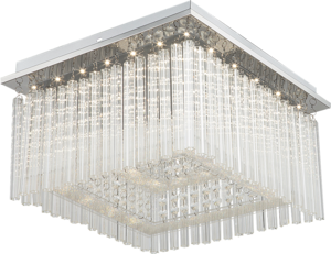 Plafon lampa sufitowa Rabalux Danielle 1x21W LED chrom 2448