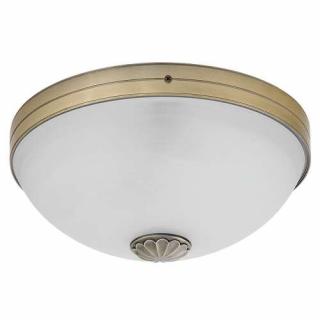 Plafon lampa sufitowa Rabalux Orchidea 2x60W E27 brąz/biały 8558