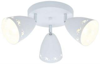 Plafon lampa sufitowa spot Candellux Coty 3x40W E14 biały mat 98-67135